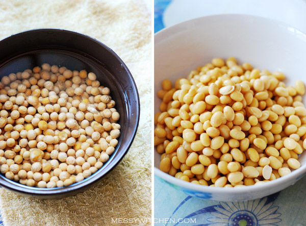 Soybean Before & After Soak